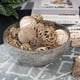 thumbnail image 4 of Bolso decorativo con forma de bolas y orbes ANDALUCA, dorado y natural, decoración del hogar, 4 of 7