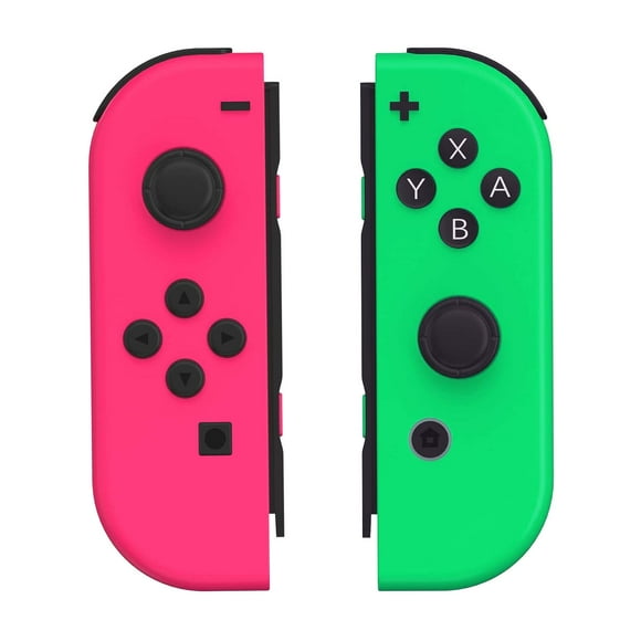 Joypad Remoto para Nintendo Switch con Función de Activación y Control de Movimiento, Rosado & Verde