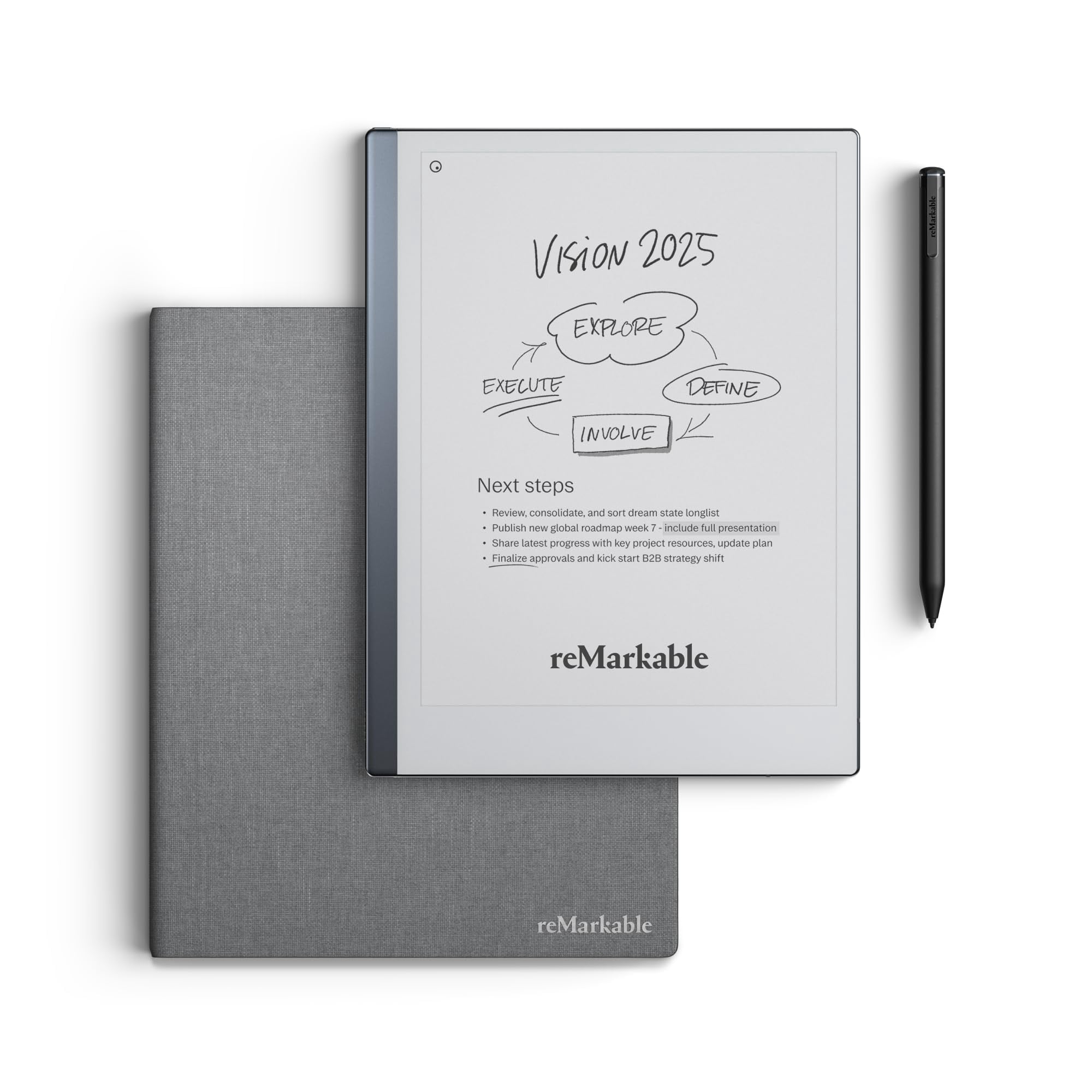 Papel Tablet Remarkable 2 De 10,3 Pulgadas Con Rotulador Y Bolígrafo, Color Gris