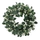 thumbnail image 3 of Corona Grande De Hojas Verdes, Corona Navideña Artificial Para Ventana De Patio, Estilo De Boda F, 3 of 5
