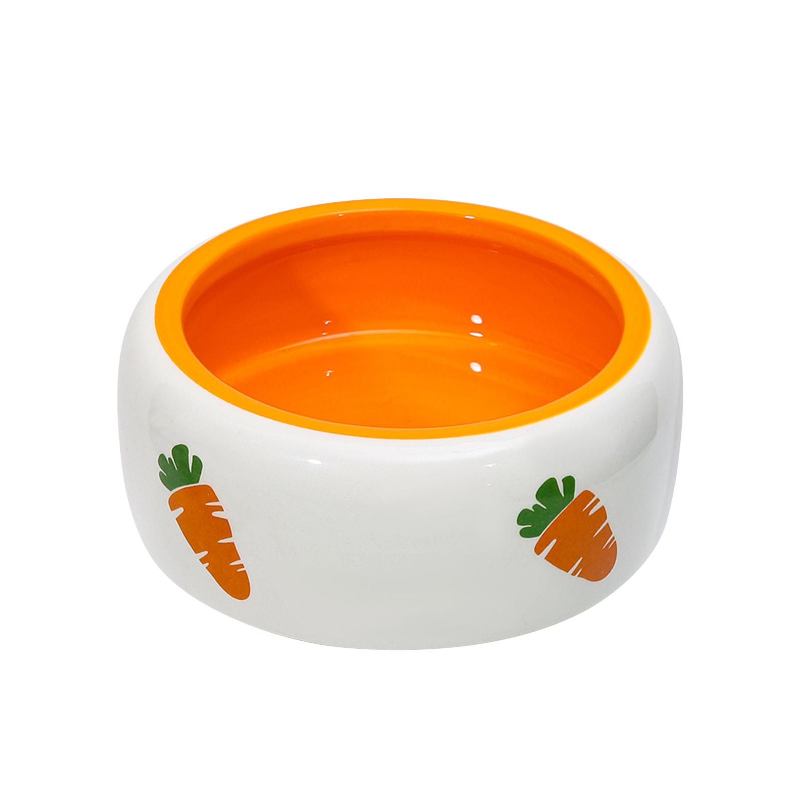 Magideal - Comedero De Conejo, Cuenco De Cerámica Para Hámster, Dispensador De Alimentos, Cuenco De Alimentación, Cuenco De Agua Para Erizo, Animales Pequeños, , 11 Cm X 4,5 Cm 11 Cm X 45 Cm Redondo