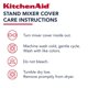thumbnail image 3 of Batidora de pie Cover KitchenAid ajustada con cabezal inclinable y rayas, 3 of 3