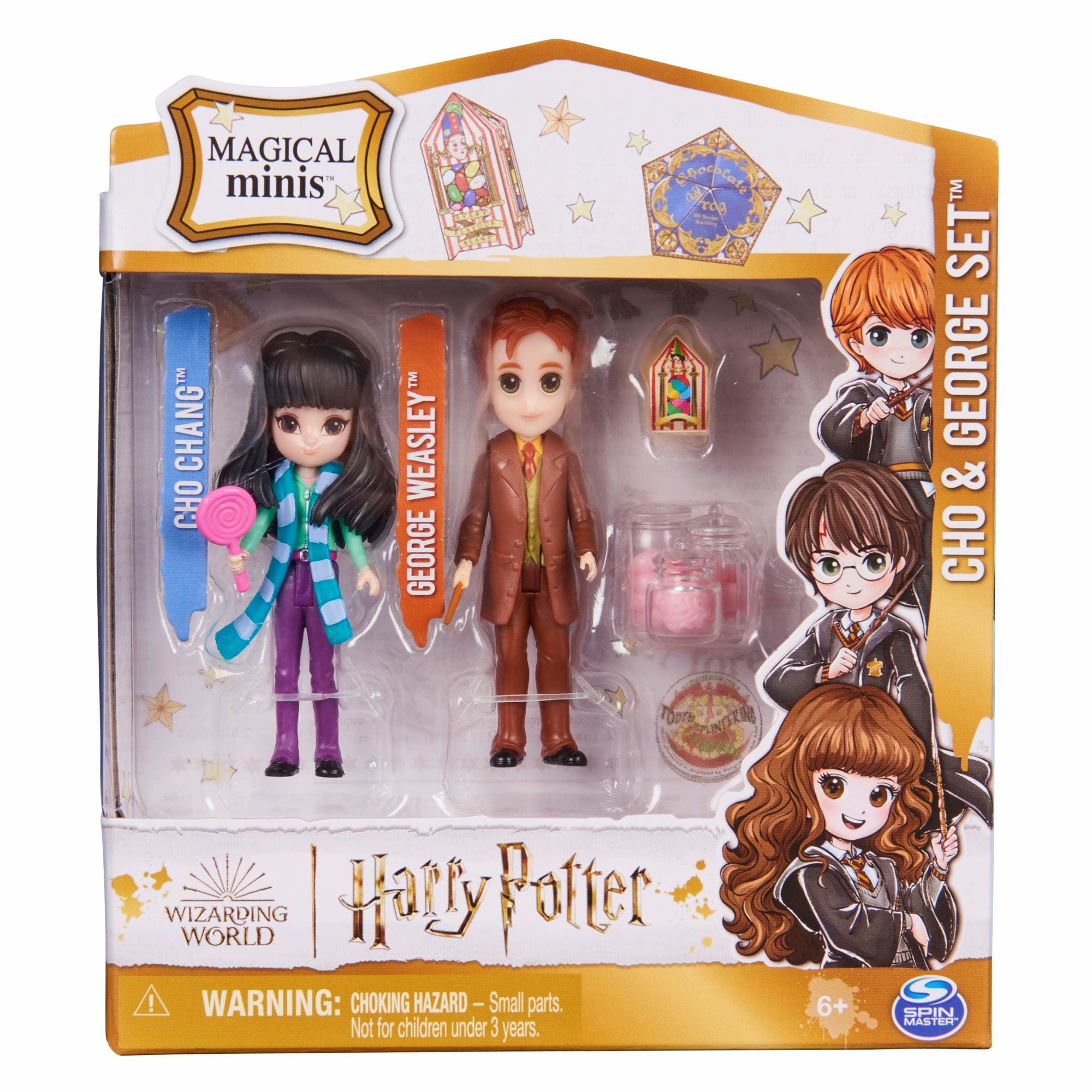 Spin Master - Figuras Coleccionables Harry Potter Set Mini Cho Y George.