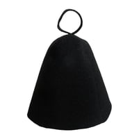 Magideal - Sombrero De Sauna Sombrero De Sala De Sombrero De Ducha Contra El Calor Para Baños De Spa Hombres Mujeres Negro