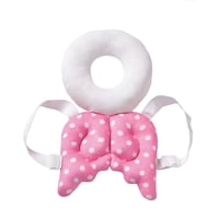 Mundo Online - Mochila Protectora Cabeza Bebes Cojin Antigolpes Angelito Rosado