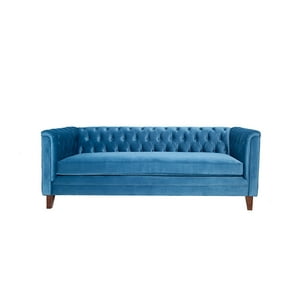 Barra Design - Sofá Victoria 3C Felpa Azul