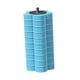 thumbnail image 1 of Cepillo de inodoro desechable suave Cabezales de recambio de varita de inodoro Cepillo de inodoro, desinfección Limpieza profunda Durable para varita , 10 Cabeza de 10 Cabeza de Bursh Azul, 1 of 5