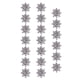 thumbnail image 4 of 20 Piezas Adornos Florales Con Parte Posterior Plana Y Diamantes De Imitación, Dijes Florales Para Invitaciones, 4 of 5