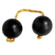 thumbnail image 4 of Musical Fingertip Ball Drum Ball Kashaka Instrumento Maracas Percusión Negro, 4 of 5