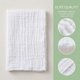 thumbnail image 3 of REGALWOVEN 12" x 12" Paños de Muselina de Algodón, Suaves y Absorbentes Paños Reutilizables para Cara para Baño, Cocina, Gimnasio, Spa, Oficina Blanco 4pk, 3 of 6