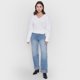 thumbnail image 4 of Sweater Mujer Blanco Cuello V Corona, 4 of 5