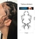 thumbnail image 2 of 5 estilos de tatuajes para el cabello, tatuajes temporales, bordes, línea del cabello, maquillaje duradero e impermeable para mujeres, cabello de bebé, flequillo y cabello rizado., 2 of 6