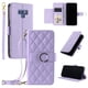 thumbnail image 1 of Funda tipo billetera FOXDOCK para Samsung Galaxy Note 9 – Tapa abatible con correa para mujer, 1 of 5