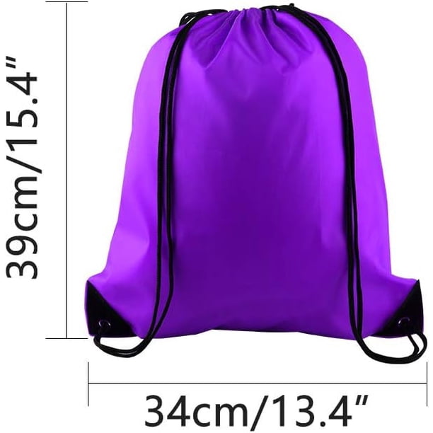 Mochila deportiva con cordón, 10 unidades, para gimnasio, escuela, gimnasio, deportes, viajes.