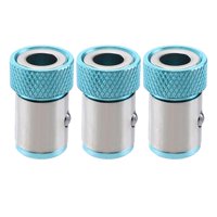 Magideal - Universal De 3 Piezas De 6,35 Mm, Magnetizador De Broca De Metal Potente Y Duradero Receptor De Tornillo De Controlador , Azul