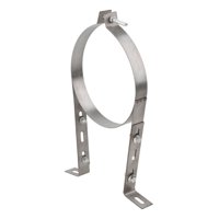 Magideal - Correa De Pared De Tubería De Chimenea, Soporte De Soporte De La Tubería De Respiración Del Soporte De La Tubería B, Colgador De Anillo Dividido Para