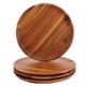 thumbnail image 1 of Juego de 4 platos llanos de madera de acacia AIDEA, 8 pulgadas, ligeros, 1 of 7