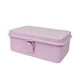 thumbnail image 2 of Caja De Almacenamiento De Metal En Blanco, Contenedor De Almacenamiento Para Velas, Herramientas, Suministros Para Manualidades, Color Rosa, 2 of 3