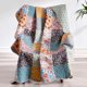 thumbnail image 1 of Colcha Greenland Home Carlie Modern Floral de 50 x 60 pulgadas, 1 of 8