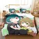 thumbnail image 1 of x2188 Bed SheetsAnime Kuma Kuma Kuma Bear Bedding Sets exquisite bed supplies set duvet cover bed comforter set luxury birthday gift 3-Piece Bedding Set (1 Duvet Cover + 2 Pillow Shams) nj2188, 1 of 5