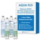 thumbnail image 1 of Kit de filtros RO Aqua Flo Platinum QCRO de 4 etapas con membrana de 50 GPD, 1 of 7