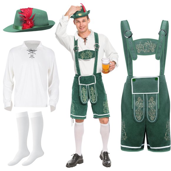 Disfraz bávaro XL Lederhosen de Oktoberfest – Spooktacular Creations
