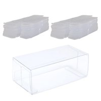 Bothyi - 20 Piezas Acrílico Transparente Modelo Coche Vitrina Transparente Coche De Juguete Cajas De Exhibición S