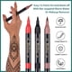 thumbnail image 2 of Marcadores de tatuaje Metker, 16 de doble punta con 77 plantillas, 2 of 3