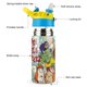 thumbnail image 3 of Siete Monstruitos Botella de Agua con Tapa Pop Top de Un Toque, Acero Inoxidable, a Prueba de Fugas, para Deportes, Botella Infantil azul 12 oz, 3 of 6