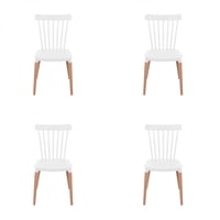 Elbarco - Silla Windsor Blanca 4 Unidades