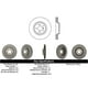 thumbnail image 2 of Disco Freno para auto Mercedes Benz ML350 2006-2011 Delantero, 2 of 2