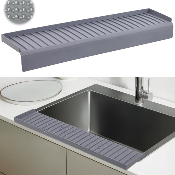 Protector de borde para fregadero AyNirser 35 cm silicona gris