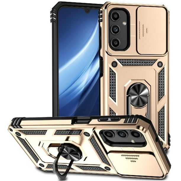 Estuche GANGXUN para Samsung Galaxy M34 5G, soporte giratorio 360°, estilo mecánico y magnético