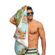 thumbnail image 5 of Kiff Toalla de playa de secado rápido con diseño temático, regalo para mujeres y niñas, ideal para cumpleaños, fans, amantes de la música, uso en la playa o al aire libre, 78 × 180 cm, 5 of 6