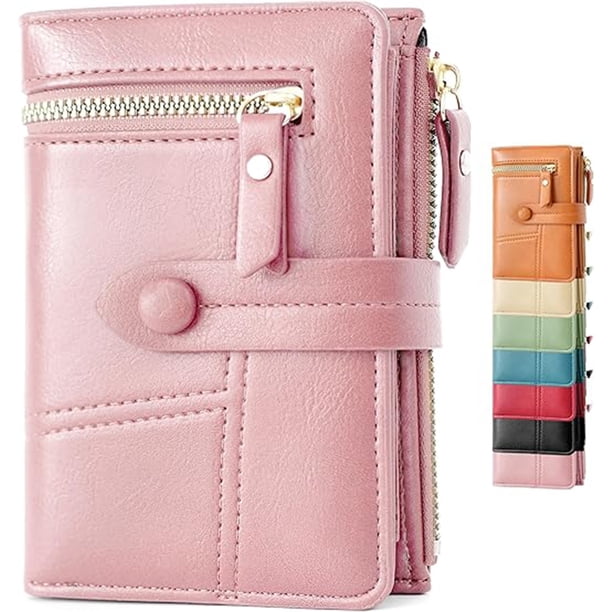 Billetera De Mujer Billetera De Cremallera Corta Gran Capacidad Bolso De Tarjeta Portátil Regalos Para Niñas Y Mujeres Moda Y Elegancia