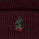 thumbnail image 2 of Gorro Lana Rose Embroidered Maroon, 2 of 3
