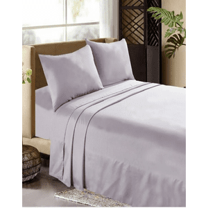 Genérico - Juego Sabana 150 Hilos 1.5 Plaza + Funda