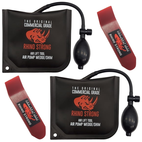 Herramienta de nivelación con cuña de aire Rhino Strong, tamaño mediano, paquete de 2