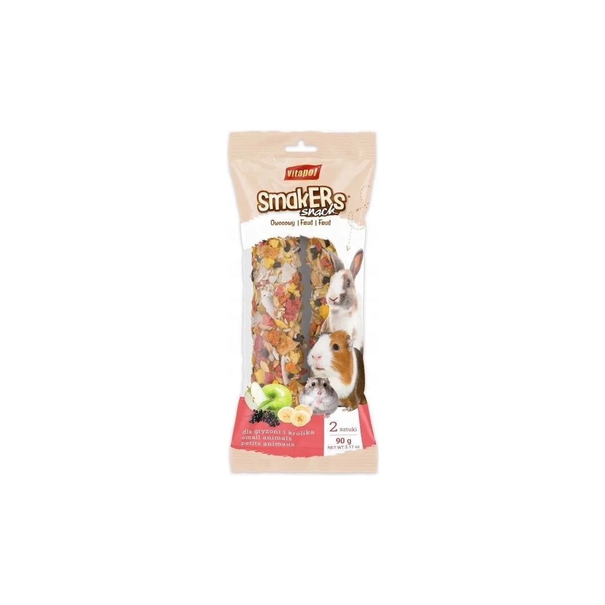 Barras de Snack para Roedores Conejos Cuy Hámster 2 Un