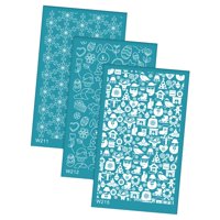 Bothyi - Plantillas De Pantalla De Seda Para Herramientas De Arcilla Polimérica Para Decoración De Pendientes Para El Hogar Diy