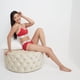 thumbnail image 4 of Bralette Champion Heritage Cotton Stretch para mujer, 4 of 4