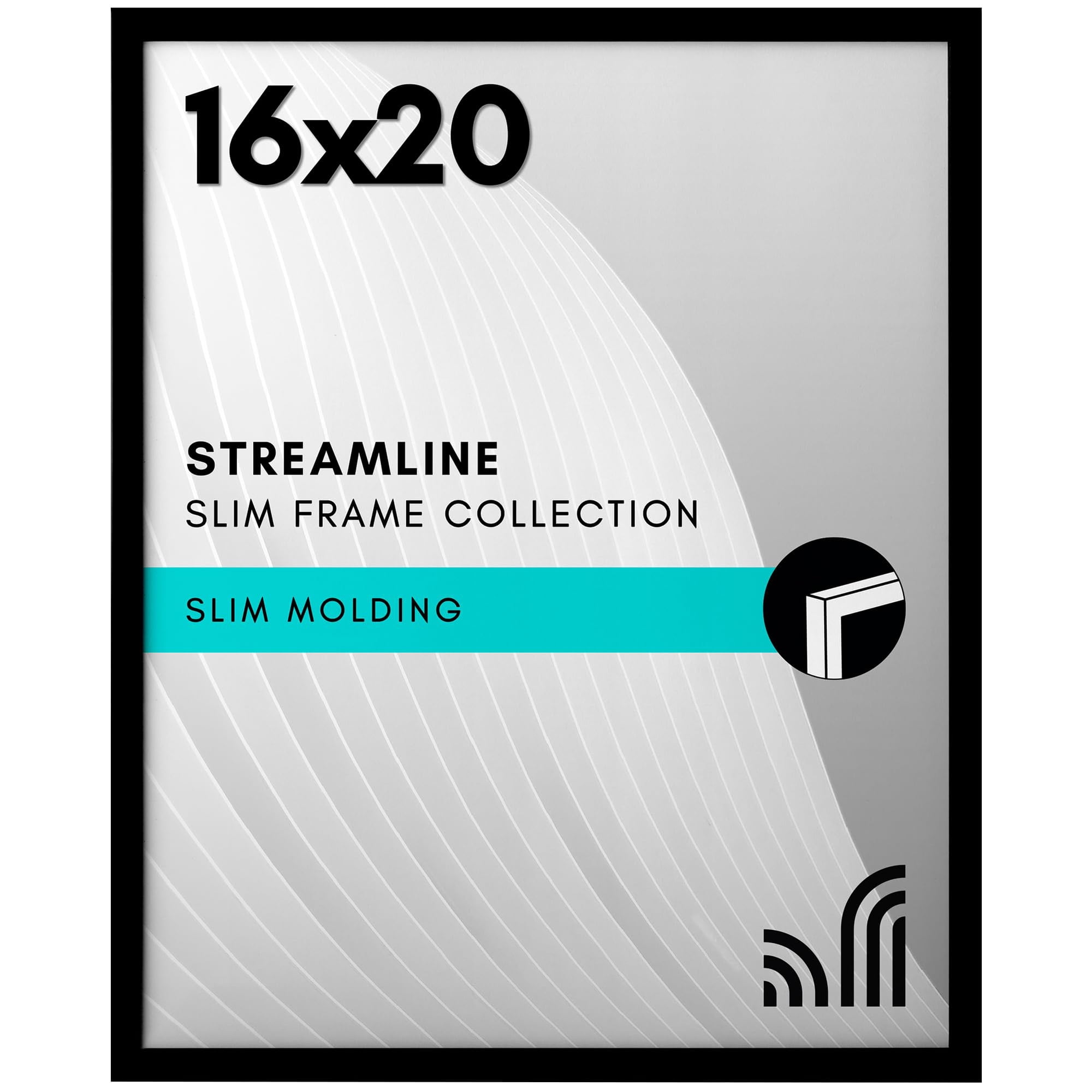 Marco De Fotos Americanflat Streamline 16x20 Cm Pvc Negro