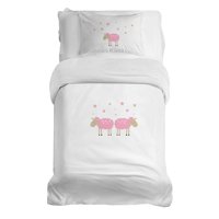 Tuyo Print - Cubreplumón Transición Ovejita Rosada