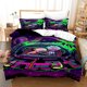 thumbnail image 1 of Rick and Morty Duvet Quilt Cover Bedding Set Pillowcase Included 3-Piece Bedding Set (1 Duvet Cover + 2 Pillow Shams), 1 of 5