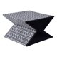 thumbnail image 4 of Pouf Baul Cubo Plegable 38x38 cm con Tapa Estampado Geometrico Gris, 4 of 4