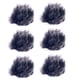 thumbnail image 1 of 6PCS Negro Piel Micrófono Wind Wind Wind Muff Para Solapa Lavalier Mic Accs, 1 of 5