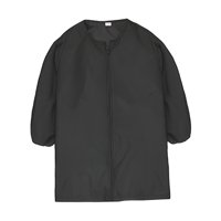 Bothyi - Delantal De Pintura Para Niños Delantal De Pintura Con Cremallera Frontal Para Niñas Y Niños Trabajo Hecho A Mano Negro S