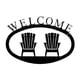thumbnail image 1 of Sillas pequeñas de hierro forjado Welcome Home Sign Village, 1 of 1