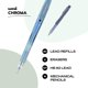 thumbnail image 2 of Portaminas Uni-Ball 0,7 mm HB – Pack de 4, 2 of 7