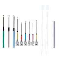 Bothyi - Kit De Bordado De Aguja Perforadora Diy De 12 Piezas Para Hacer Alfombras Adultos Tejer B